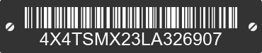 2020 FOREST RIVER Salem Towables 4X4TSMX23LA326907 VIN decoded