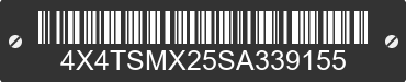 2025 FOREST RIVER Salem Towables 4X4TSMX25SA339155 VIN decoded