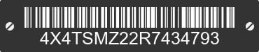 2024 FOREST RIVER Salem Towables 4X4TSMZ22R7434793 VIN decoded