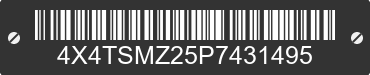 2023 FOREST RIVER Salem Towables 4X4TSMZ25P7431495 VIN decoded