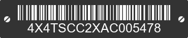 2010 FOREST RIVER Sandstorm Toy Hauler 4X4TSCC2XAC005478 VIN decoded