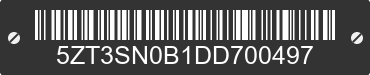 2013 FOREST RIVER Sanibel 5ZT3SN0B1DD700497 VIN decoded
