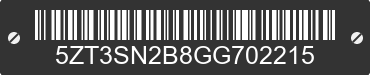 2016 FOREST RIVER Sanibel 5ZT3SN2B8GG702215 VIN decoded