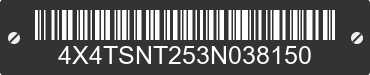 2003 FOREST RIVER Sentinal Park Model Trailers 4X4TSNT253N038150 VIN decoded