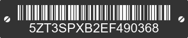2014 FOREST RIVER Shasta Phoenix 5ZT3SPXB2EF490368 VIN decoded