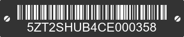 2012 FOREST RIVER Shasta Revere 5ZT2SHUB4CE000358 VIN decoded