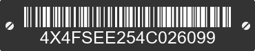 2004 FOREST RIVER Sierra Towables 4X4FSEE254C026099 VIN decoded