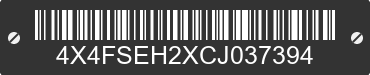 2012 FOREST RIVER Sierra Towables 4X4FSEH2XCJ037394 VIN decoded