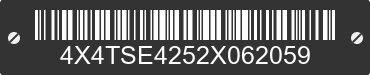 2002 FOREST RIVER Sierra Towables 4X4TSE4252X062059 VIN decoded