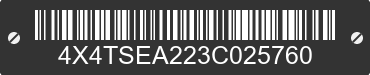 2003 FOREST RIVER Sierra Towables 4X4TSEA223C025760 VIN decoded
