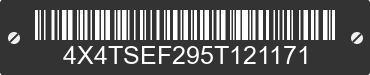 2005 FOREST RIVER Sierra Towables 4X4TSEF295T121171 VIN decoded