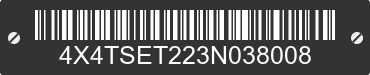 2003 FOREST RIVER Sierra Towables 4X4TSET223N038008 VIN decoded