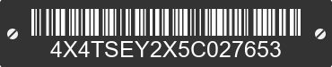 2005 FOREST RIVER Sierra Towables 4X4TSEY2X5C027653 VIN decoded