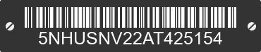 2010 FOREST RIVER Snowbird 5NHUSNV22AT425154 VIN decoded
