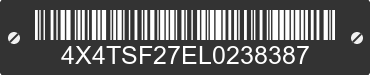 2020 FOREST RIVER Stealth Towables 4X4TSF27EL0238387 VIN decoded