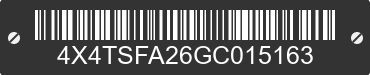 2016 FOREST RIVER Stealth Towables 4X4TSFA26GC015163 VIN decoded
