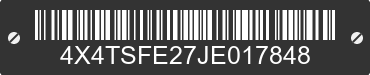 2018 FOREST RIVER Stealth Towables 4X4TSFE27JE017848 VIN decoded