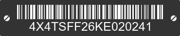 2019 FOREST RIVER Stealth Towables 4X4TSFF26KE020241 VIN decoded
