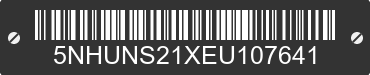 2014 FOREST RIVER Sunshine 5NHUNS21XEU107641 VIN decoded