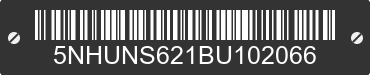 2011 FOREST RIVER Sunshine 5NHUNS621BU102066 VIN decoded