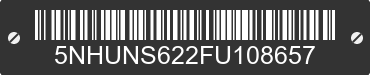 2015 FOREST RIVER Sunshine 5NHUNS622FU108657 VIN decoded