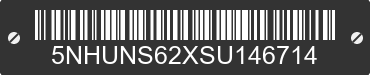 2025 FOREST RIVER Sunshine 5NHUNS62XSU146714 VIN decoded