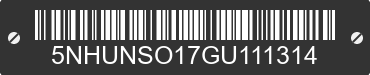 2016 FOREST RIVER Sunshine 5NHUNSO17GU111314 VIN decoded