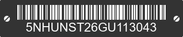 2016 FOREST RIVER Sunshine 5NHUNST26GU113043 VIN decoded