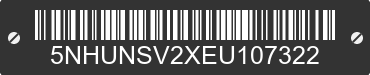 2014 FOREST RIVER Sunshine 5NHUNSV2XEU107322 VIN decoded