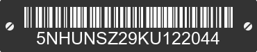 2019 FOREST RIVER Sunshine 5NHUNSZ29KU122044 VIN decoded