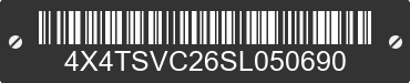 2025 FOREST RIVER Surveyor 4X4TSVC26SL050690 VIN decoded