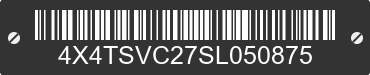 2025 FOREST RIVER Surveyor 4X4TSVC27SL050875 VIN decoded