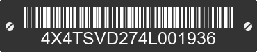 2004 FOREST RIVER Surveyor 4X4TSVD274L001936 VIN decoded