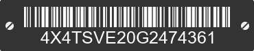 2016 FOREST RIVER Surveyor 4X4TSVE20G2474361 VIN decoded