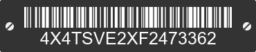 2015 FOREST RIVER Surveyor 4X4TSVE2XF2473362 VIN decoded