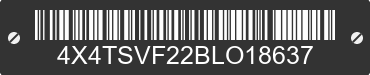 2011 FOREST RIVER Surveyor 4X4TSVF22BLO18637 VIN decoded