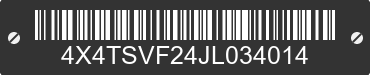 2018 FOREST RIVER Surveyor 4X4TSVF24JL034014 VIN decoded