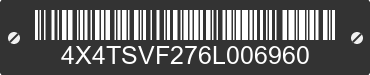 2006 FOREST RIVER Surveyor 4X4TSVF276L006960 VIN decoded