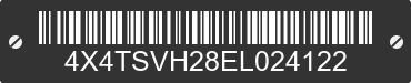2014 FOREST RIVER Surveyor 4X4TSVH28EL024122 VIN decoded