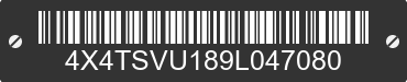2009 FOREST RIVER Surveyor 4X4TSVU189L047080 VIN decoded