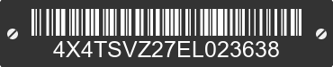 2014 FOREST RIVER Surveyor 4X4TSVZ27EL023638 VIN decoded
