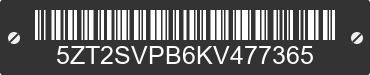 2019 FOREST RIVER Surveyor 5ZT2SVPB6KV477365 VIN decoded