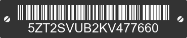 2019 FOREST RIVER Surveyor 5ZT2SVUB2KV477660 VIN decoded