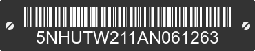 2010 FOREST RIVER Tailwind 5NHUTW211AN061263 VIN decoded