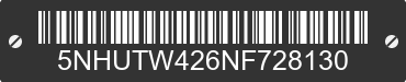 2022 FOREST RIVER Tailwind 5NHUTW426NF728130 VIN decoded