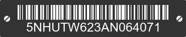 2010 FOREST RIVER Tailwind 5NHUTW623AN064071 VIN decoded