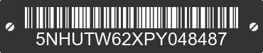 2023 FOREST RIVER Tailwind 5NHUTW62XPY048487 VIN decoded