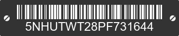 2023 FOREST RIVER Tailwind 5NHUTWT28PF731644 VIN decoded