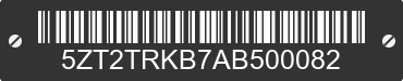 2010 FOREST RIVER Tracer 5ZT2TRKB7AB500082 VIN decoded