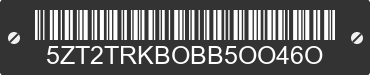 2011 FOREST RIVER Tracer 5ZT2TRKBOBB5OO46O VIN decoded
